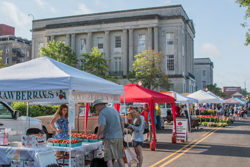 Farmers Market in downtown Wilmington, NC